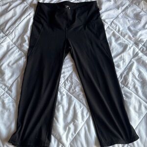 Jockey Black Active Leggings with Subtle Logo